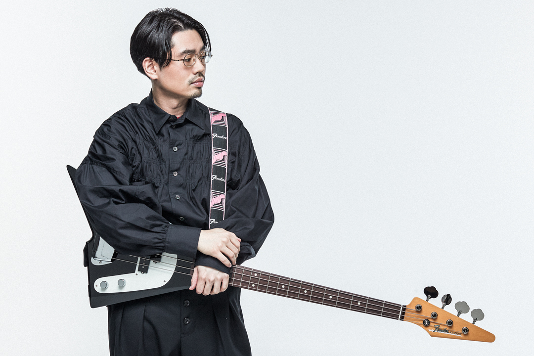 送料無料得価Fender モノグラムストラップ OKAMOTO’S ハマ オカモト グリーン ギター